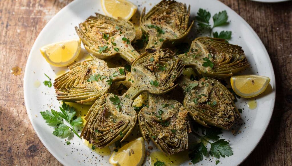 Carciofi al forno semplici: morbidi, leggeri e pronti in 30 minuti