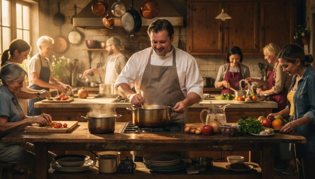 Chef stellato cucina per gli ultimi: la storia autentica dietro la cucina solidale