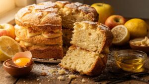 Torta di mele al limone: soffice, altissima e fatta in casa con ricetta semplice