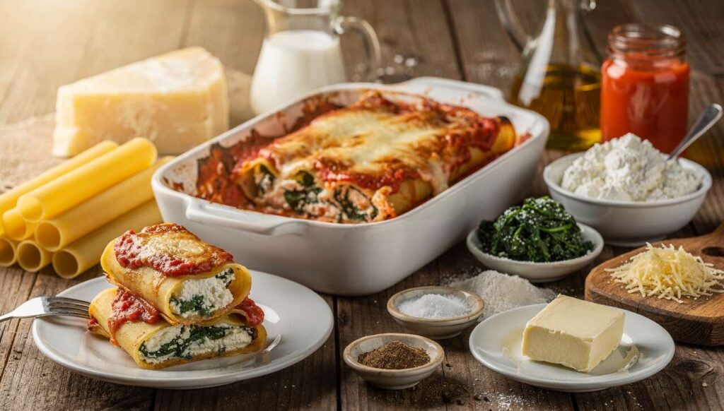 Cannelloni ricotta e spinaci: facili, cremosi e pronti in 45 minuti
