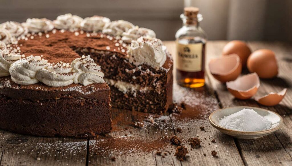 Torta ricotta e cacao senza farina né burro: cremosa e pronta in 30 minuti